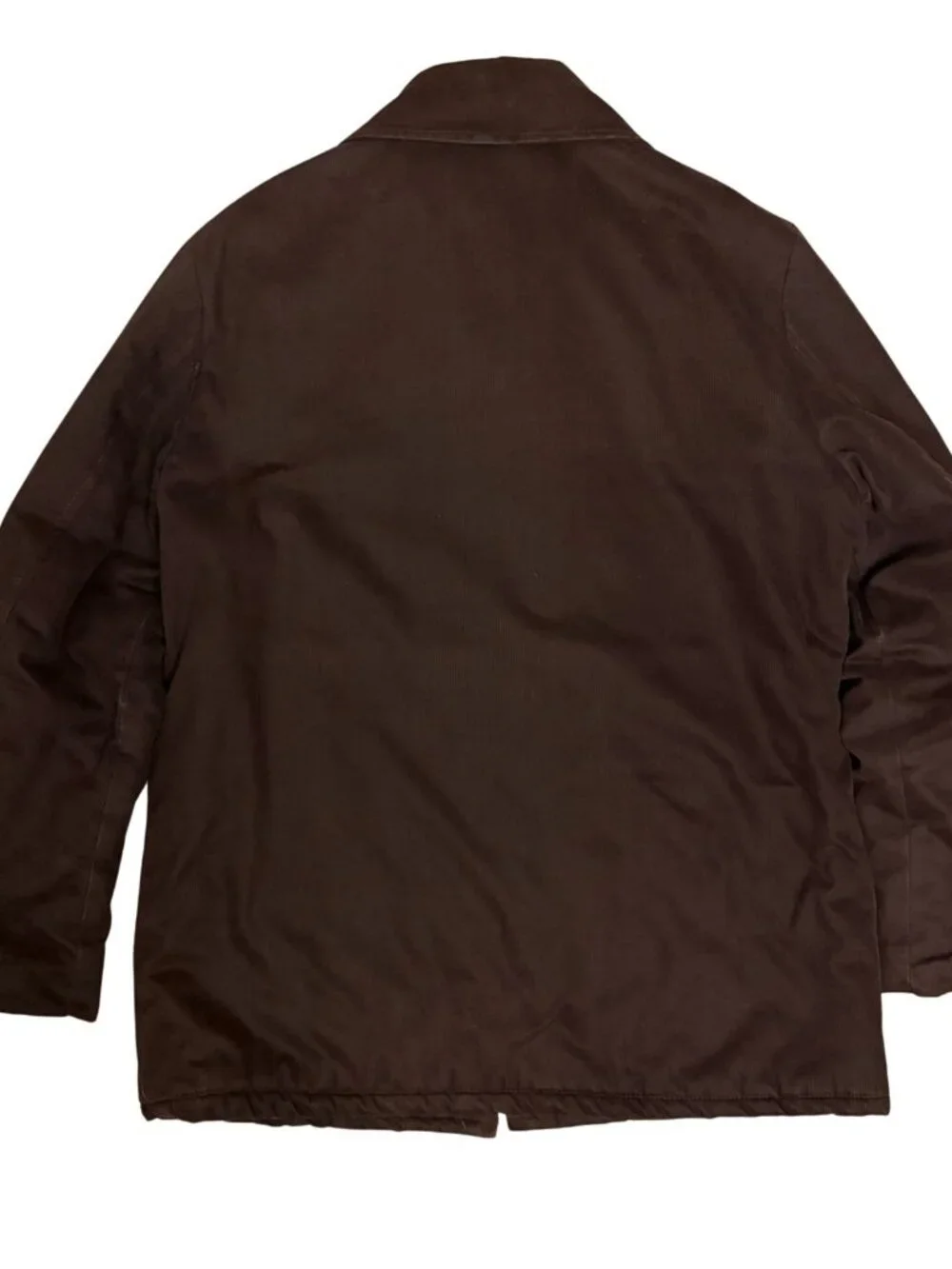 RARE 70s Vintage EDDY'S Corduroy Jacket Faux Fur Retro Chore Coat Mens Large